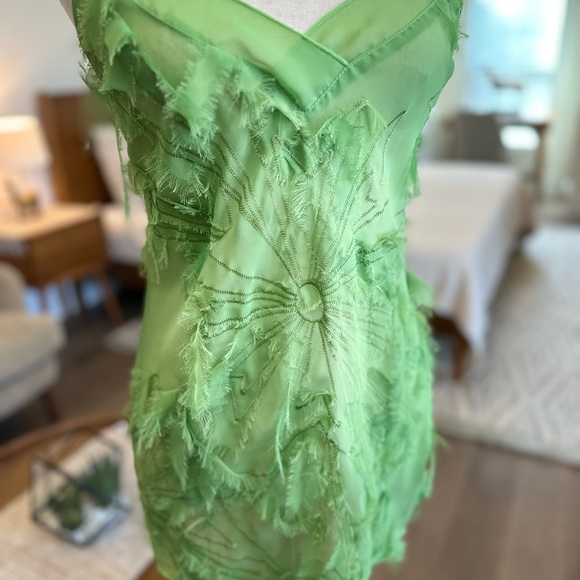 Fumbling Foe sheer tank top - Picture 2 of 9